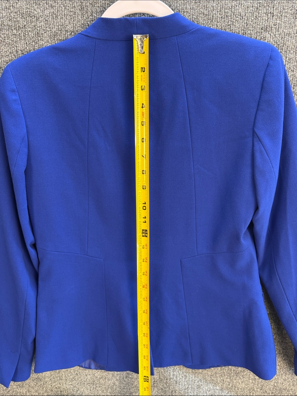 New York & Company Cobalt Blue Single-Button Blazer Size 6 - Picture 8 of 10
